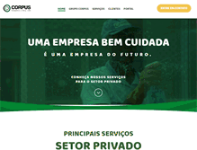 Tablet Screenshot of corpus.com.br