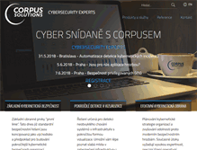 Tablet Screenshot of corpus.cz